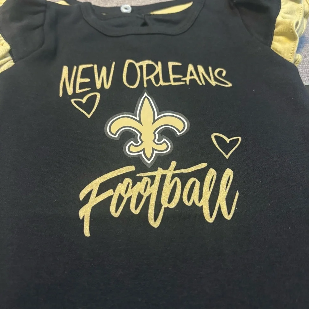 NFL Newborn Infants Too Much Love 2 Piece Creeper Bodysuit